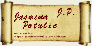 Jasmina Potulić vizit kartica